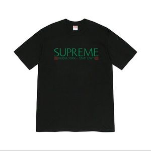 Supreme Nuova York Tee Black